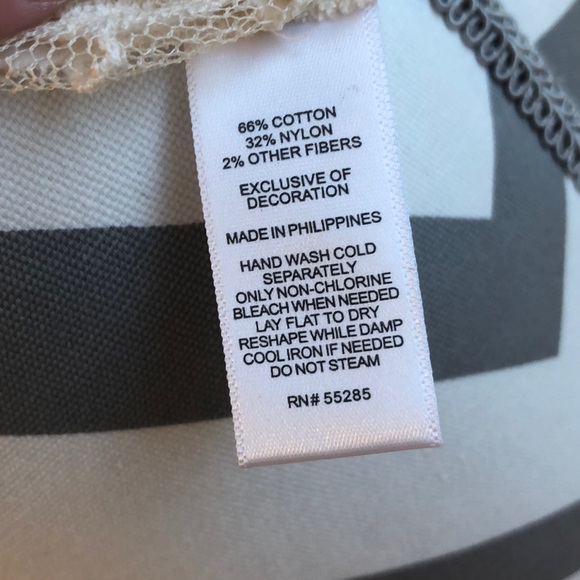 NWT EXPRESS high low lace blouse size XS - Picture 5 of 5